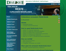 Tablet Screenshot of cursus-nederlands.com